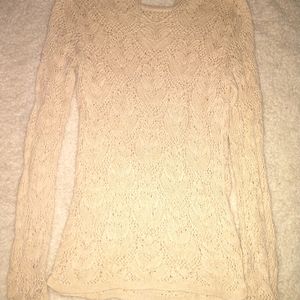 Eight Eight Eight crocheted sweater size small